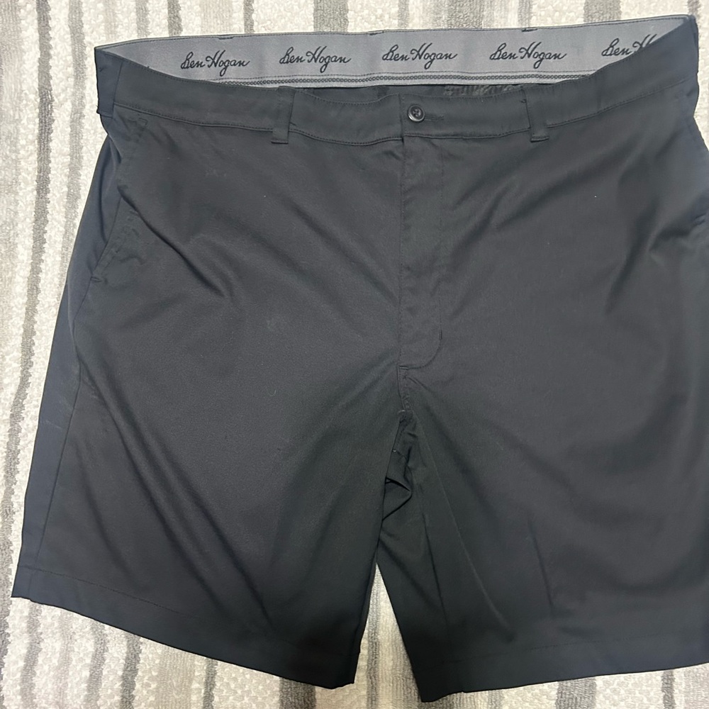 Hogan Black Men's Flat Front Shorts
